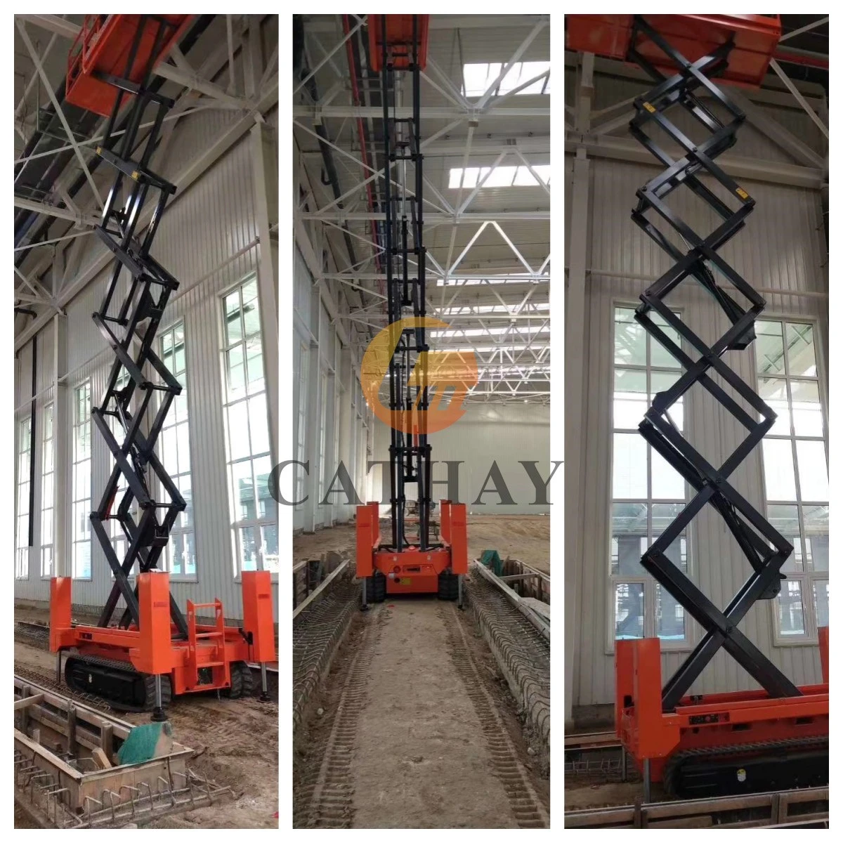 all terrain track cralwer scissor lift -Shandong Cathay Machinery Co Ltd