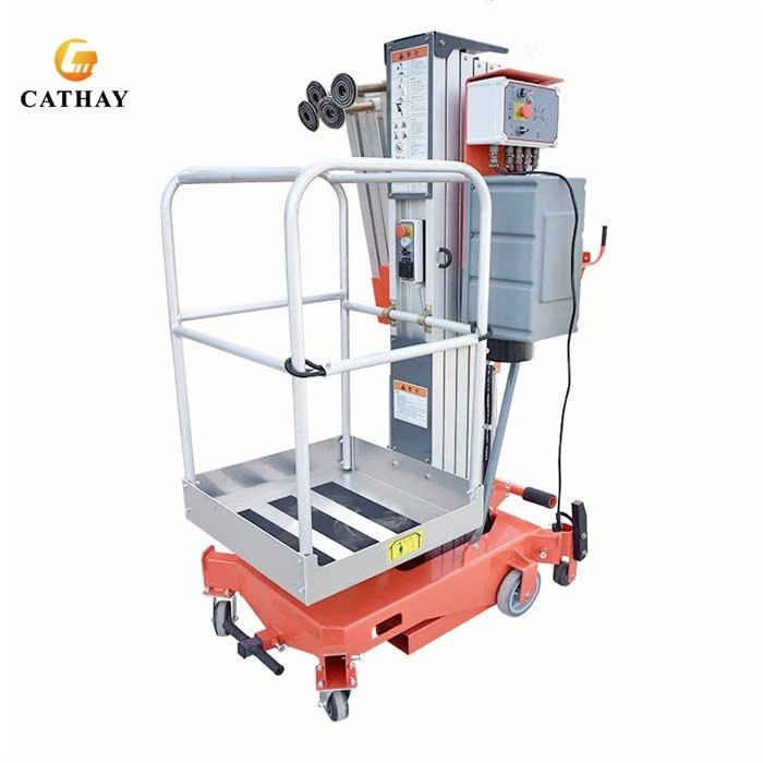 push around mast lift