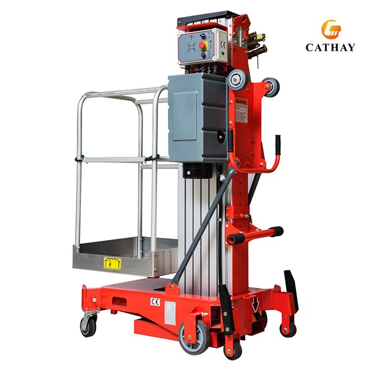 منصة عمل جوية من الألومنيوم بطول 5 إلى 12 مترًا